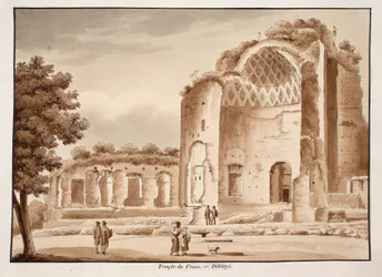 The Temple of Venus after being cleared up, 1833